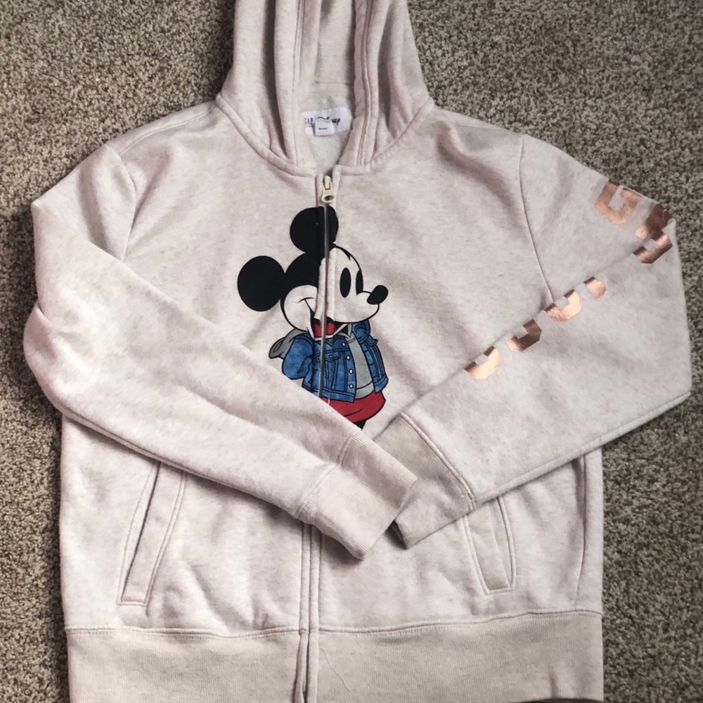 mickey-mouse zip up jacket